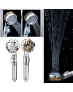 Handheld Turbocharged Pressure Propeller Shower Adjustable Shower Head - Transparent