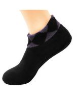 Mens Winter Warm Home Soft Fleece Thick Bed Sock Non Slip Slipper Floor Socks - Black