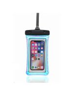 Universal 7.2 inch Waterproof Phone Pouch Glowing Bag - Black