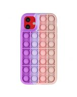 Pop it its Push Bubble Shockproof Soft Silicone Case for iPhone 11