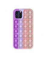 Pop it its Push Bubble Shockproof Soft Silicone Case for iPhone 12