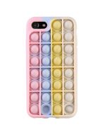 3D Fidget Rainbow Soft Silicone Case Restless Cover Back Case for iPhone 7/8