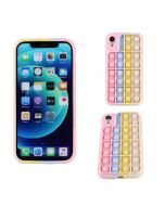 3D Fidget Rainbow Soft Silicone Case Restless Cover Back Case for iPhone XR
