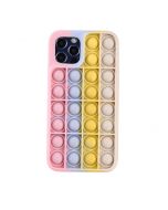 3D Fidget Rainbow Soft Silicone Case Restless Cover Back Case for iPhone 12