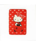 Kitty Cat Back Cover TPU Soft Case Cute Cover with Stand for iPad Mini 1/2/3 - Red