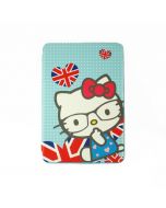 Kitty Cat Back Cover TPU Soft Case Cute Cover with Stand for iPad Mini 1/2/3 - Blue