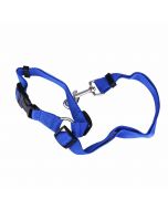 Dog Pet Adjustable Car Safety Seat Belt Harness Travel Lead Restraint Leash Belt Traction Rope - Dark Blue