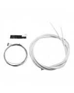Jagwire Bike Bicycle Complete Front & Rear Inner Outer Gear Brake Wire Cable Kit - White