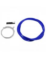 Jagwire Bike Bicycle Complete Front & Rear Inner Outer Gear Brake Wire Cable Kit - Blue