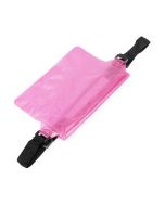 Large Waterproof Dry Pouch Bag Case with Waist Strap for Sports Swimming Beach - Pink