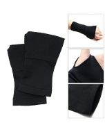 One Pair Sports Hand Wrist Brace Support Sleeve Compression Bandage Black - M