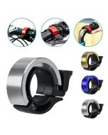 Bicycle Bell Aluminum Alloy Bike Alarm Handlebar Cycling Ring Loud - Silver