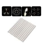 12 pcs Bike Wheel Spoke Reflector Warning Strip for BMX MTB Kids Road Mountain Bike - White