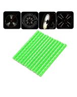 12 pcs Bike Wheel Spoke Reflector Warning Strip for BMX MTB Kids Road Mountain Bike - Green