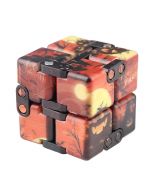 Sensory Infinity Cube Stress Fidget Product for Autism Anxiety Relief - Orange