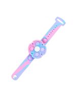 Push Pop Bubble Bracelet Fidget Bracelet Rotating Stress Relief Wristband Gifts - Pink Blue Purple