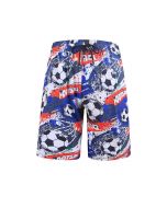 Men Beach Shorts Tropical Football Printed Swimwear Surffing Shorts - XL