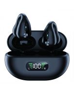 YYK-Q80 TWS Bluetooth 5.3 Wireless Headphones Painless Ear Hook Earphones - Black