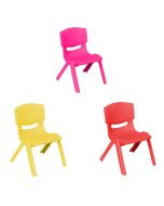 Children Multi-Coloured Chairs Plastic Chair 50 x 26cm for Indoor Outdoor