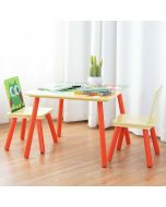 Children's Wooden Table and Chair Set