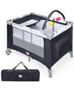 Convertible Playpen Baby Bassinet Changing Table Activity Centre