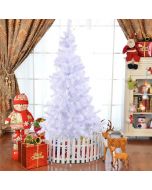White Artificial Christmas Tree with Metal Stand in 4 Heights