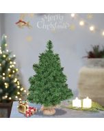 Artificial Table Top Christmas Tree with Burlap Base