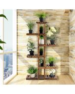 6-Tier  Bonsai Flower Rack Wood Plant Stand