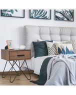 Retro Side Table Beside Sofa Nightstand End Lamp Table