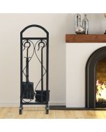 5 pcs Fire Companion Fireside Cast Iron Fireside Tools Set