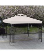 2-Tier Replacement Patio Gazebo Canopy Cover 3m x 3m