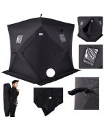 Portable Waterproof 2-person Ice Shelter Fishing Tent w/ Bag Outdoor