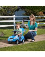 Kids 3 in 1 Ride on Car with Push Handle-Blue