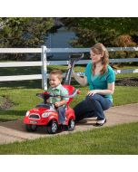 Kids 3 in 1 Ride on Car with Push Handle-Red