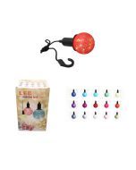 Cotton Ball Ceiling Lamp Battery Operated LED String Lamp with Hook - Random Colours