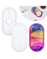 Silicone Resin Mound Oval Jewelry DIY Making Molds