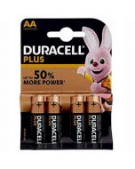 4 pcs Duracell AA Batteries LR6 / MN1500 Plus Power Non Rechargeable