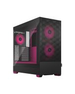 Fractal Design Pop Air RGB Magenta Core TG Gaming Case w/ Clear Glass Window