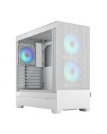 Fractal Design Pop Air RGB White TG Gaming Case w/ Clear Glass Window