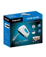 7 Speed Hand Mixer 100W for Baking Stainless Steel Electric Hand Whisk Handheld Cake Mixer