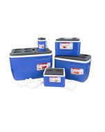 Ice Cooler Box Set 5 Piece Set Camping Refrigerator Box Container - Blue