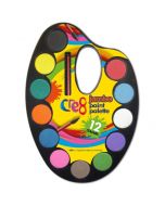 12 Jumbo Colours Water Paint Set Palette Craft Set