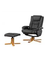 Swivel Recliner Chair Brown