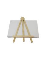 Kids Mini White Canvas Frame for Art Drawing for Home School With Stand 18cm x 13cm