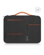 13 inch 360 Degree Protective Laptop Polyester Bag Compatible with 13 Inch Laptop - Black