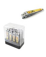 12 pcs Heavy Duty Stainless Steel Nail Clipper Suitable for Thick Fingernail Toenail