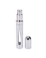 12ml Perfume Atomizer Atomiser Spray Bottle Pump Travel Refillable Scent - Silver