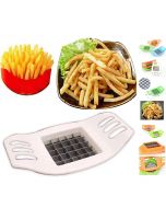 French Fry Potato Chipper Vegetable Fruit Cutter and Chopper - Random Colours