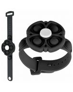 Push Pop Bubble Bracelet Fidget Bracelet Rotating Stress Relief Wristband Gifts - Black