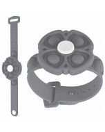 Push Pop Bubble Bracelet Fidget Bracelet Rotating Stress Relief Wristband Gifts - Grey